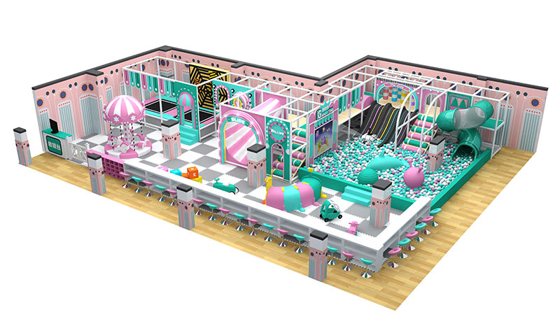 Colorful World Children Commercial Indoor Play Area