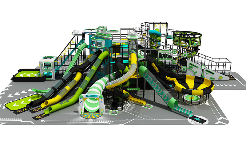 Fun and play indoor playground soft play  Matrix Slide prices