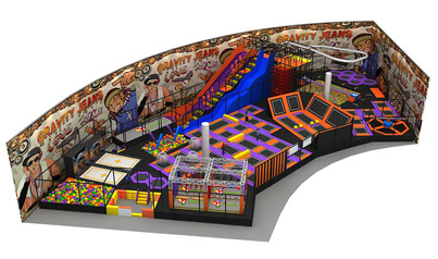 Big Trampoline Park with Foam Pit: Jump into Endless Excitement